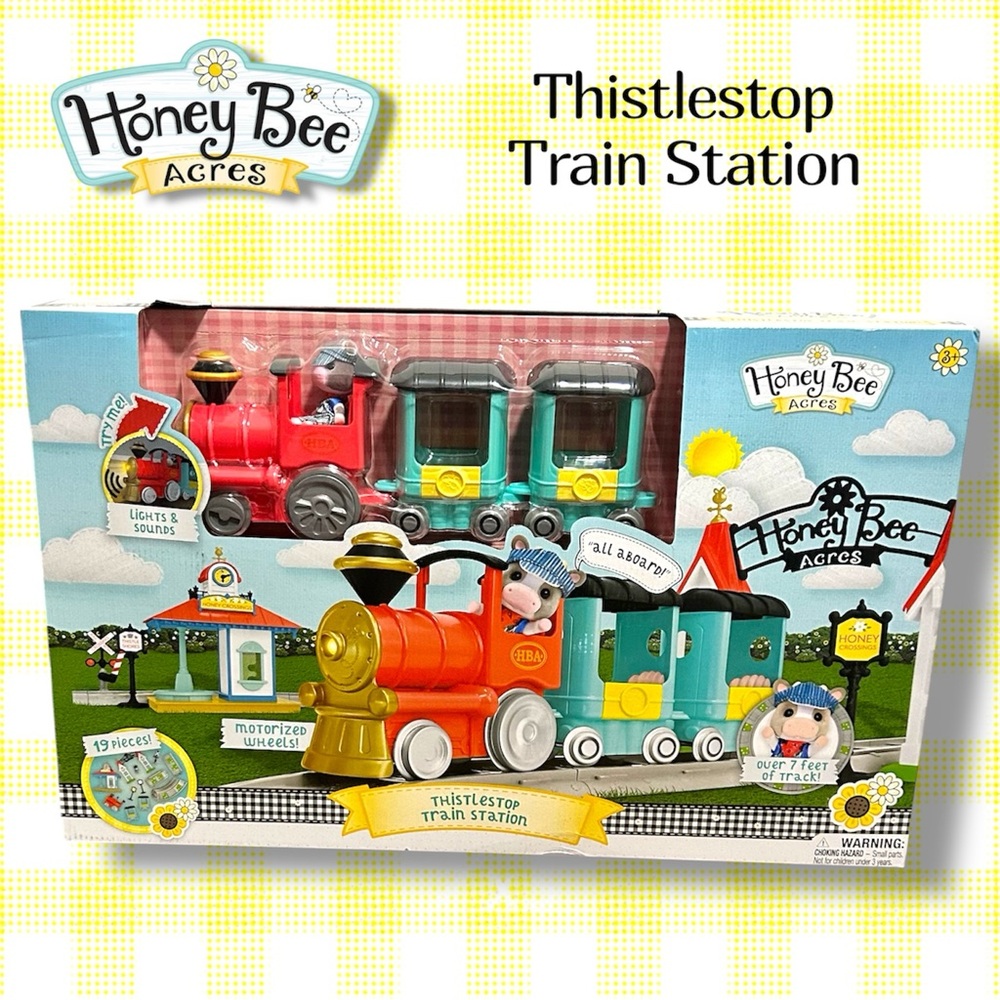 Honey Bee Acres Thistlestop Electric Train Station Set